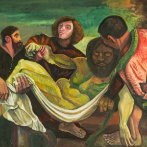 Entierro de Cristo, después de Tiziano versión libre