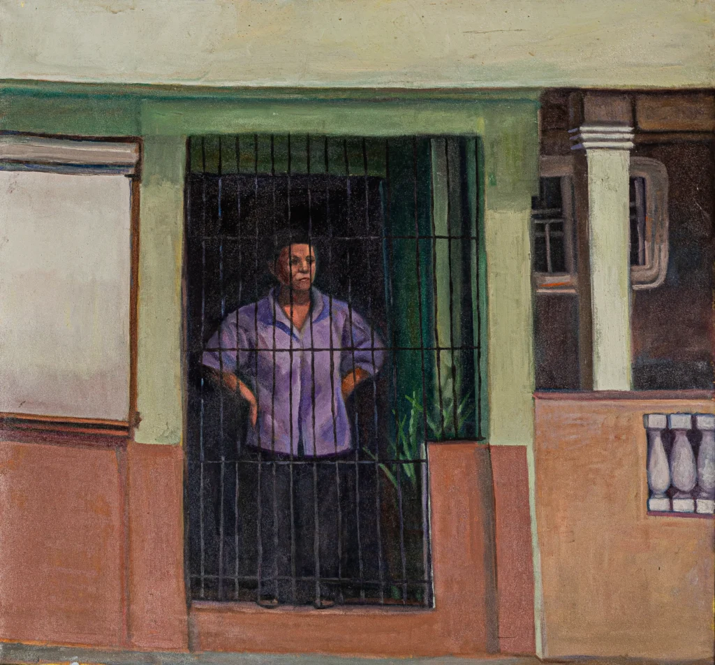 La Espera, óleo sobre tela, 2025