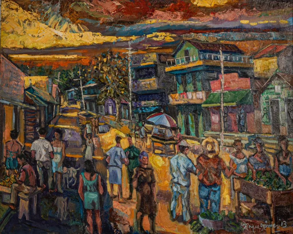 Lo que quedo del dia, óleo sobre tela, 2013